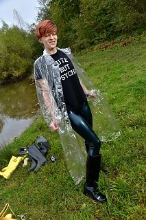 Last year`s rubber boots