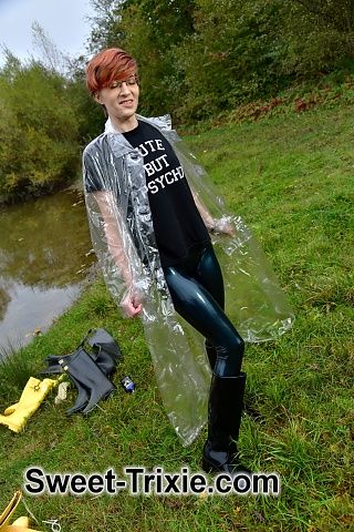 Last year`s rubber boots