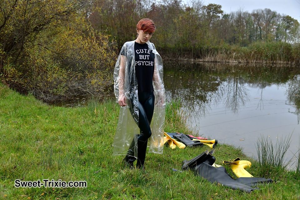 Last year`s rubber boots